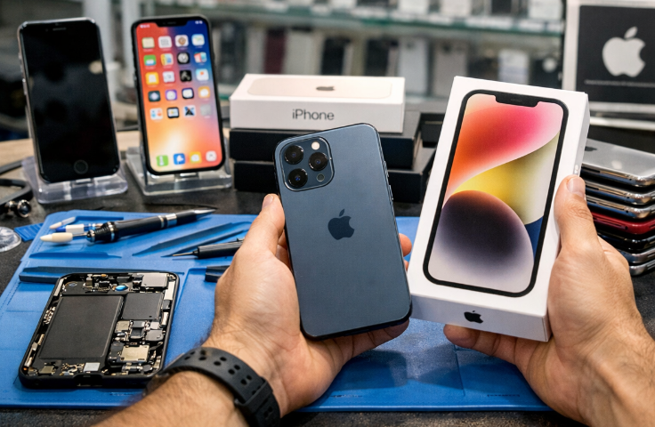 Venda de iPhones seminovos e novos